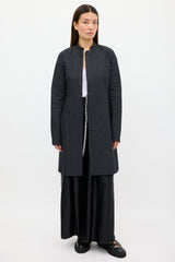 Dries Van Noten Black & White Woven Long Jacket