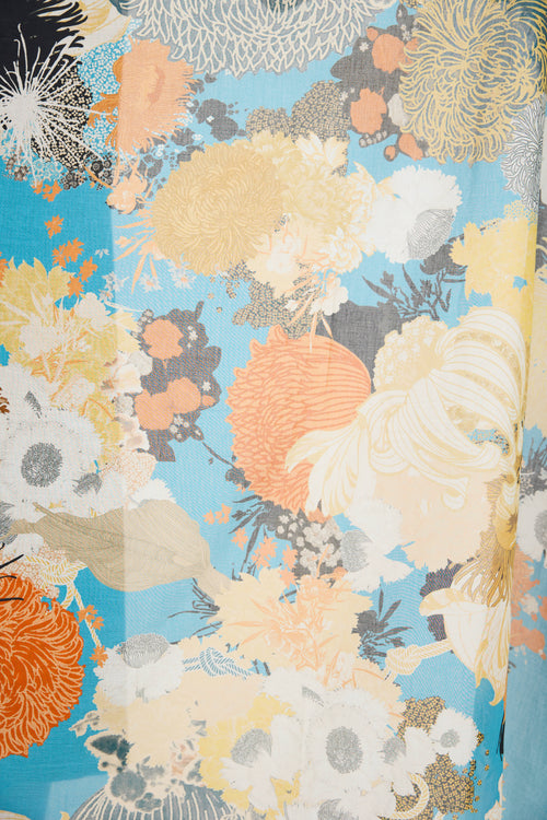 Dries Van NotenFloral Fringe Scarf