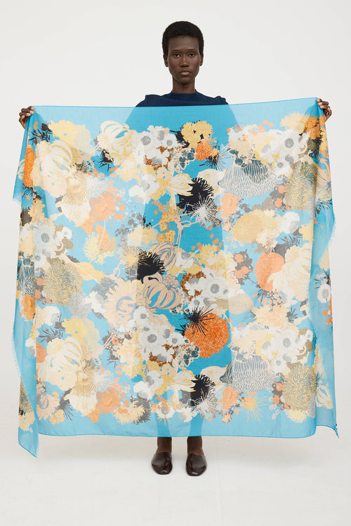 Dries Van NotenFloral Fringe Scarf