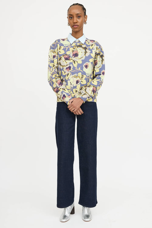Dries Van Noten Floral Crewneck Sweater