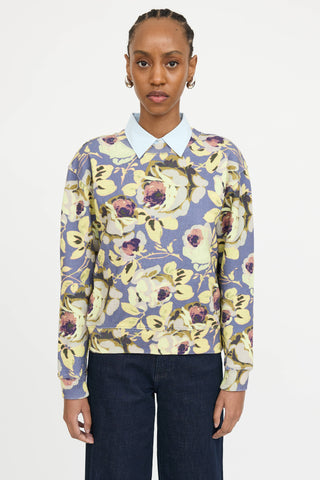 Dries Van Noten Floral Crewneck Sweater