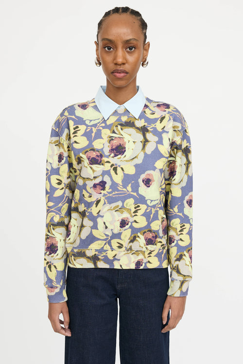 Dries Van Noten Floral Crewneck Sweater