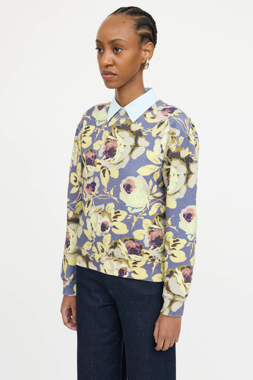 Dries Van Noten Floral Crewneck Sweater