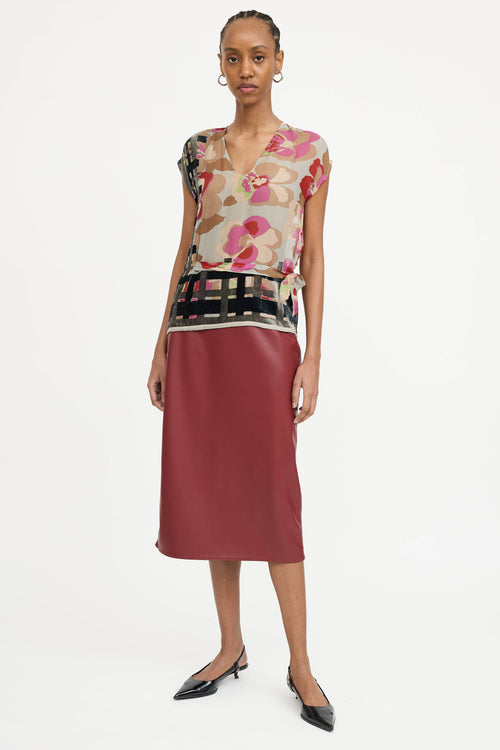 Dries Van Noten Silk Velvet Top