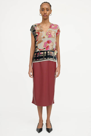Dries Van Noten Silk Velvet Top