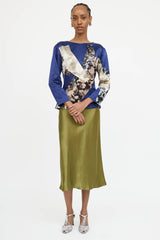 Dries Van Noten Darted Floral Top