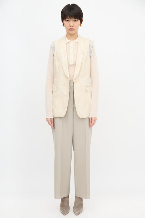 Dries Van Noten Botanical Jacquard Vest