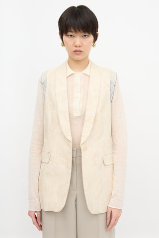 Dries Van Noten Botanical Jacquard Vest