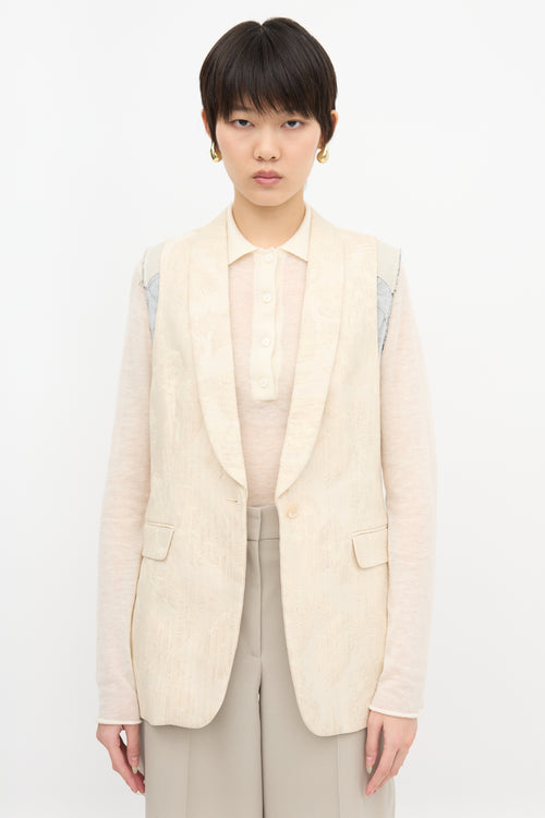 Dries Van Noten Botanical Jacquard Vest