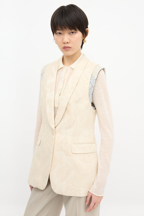 Dries Van Noten Botanical Jacquard Vest