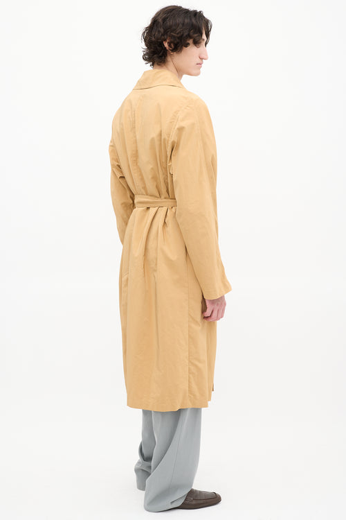 Dries Van Noten Brown Belted Trench Coat