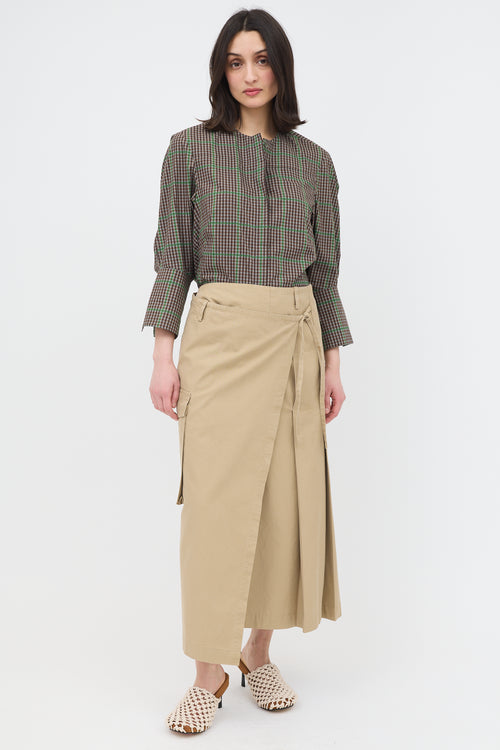 Dries Van Noten Clarissa Check Blouse