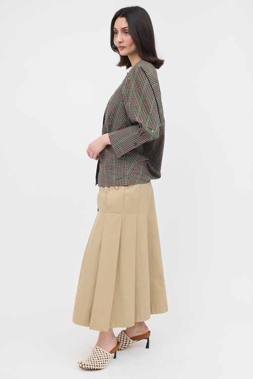 Dries Van Noten Clarissa Check Blouse