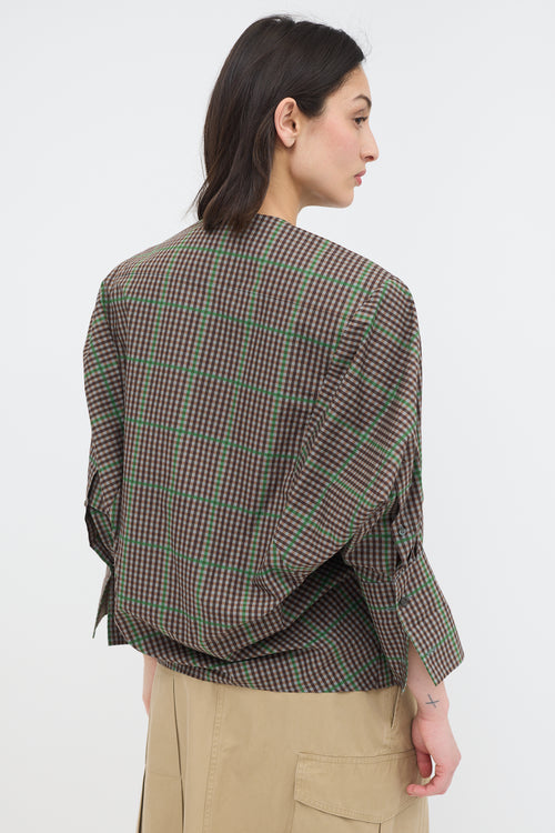 Dries Van Noten Clarissa Check Blouse