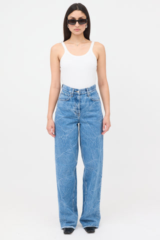 Dries Van Noten Crinkle Wash Jeans