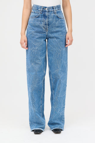 Dries Van Noten Crinkle Wash Jeans