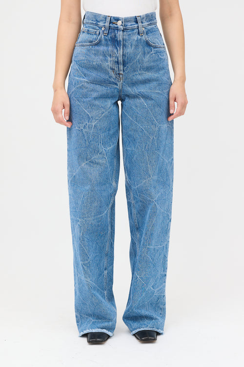 Dries Van Noten Crinkle Wash Jeans