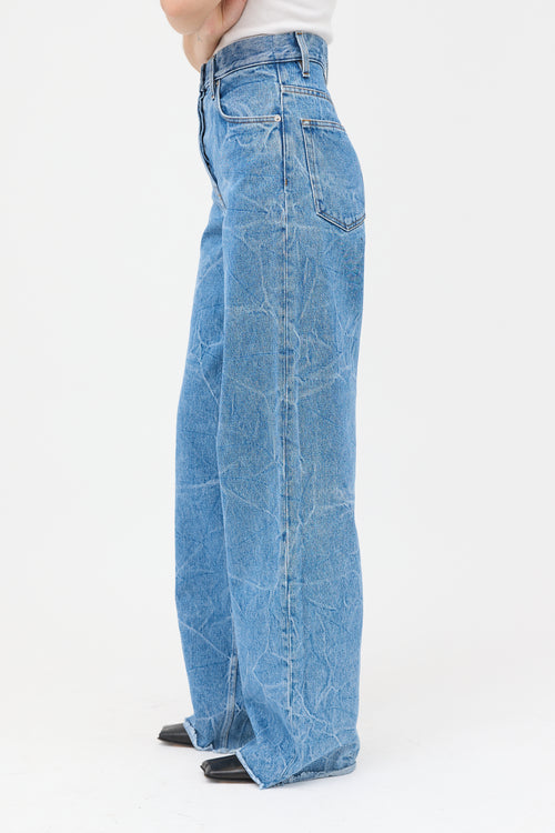 Dries Van Noten Crinkle Wash Jeans
