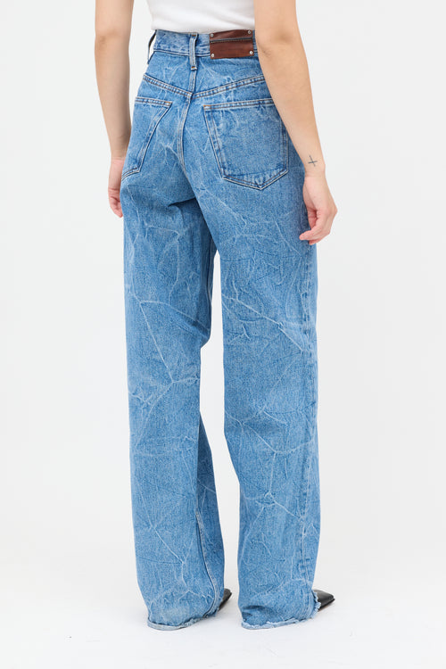 Dries Van Noten Crinkle Wash Jeans