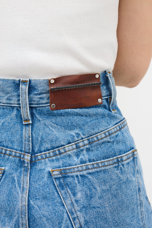 Dries Van Noten Crinkle Wash Jeans