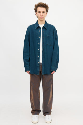 Dries Van Noten Denim Twill Shirt