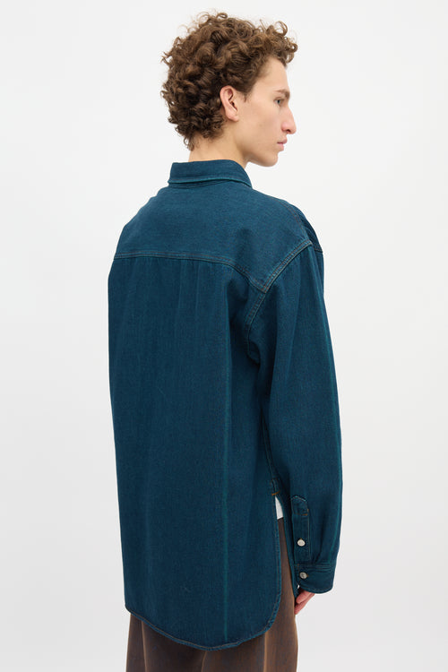 Dries Van Noten Denim Twill Shirt