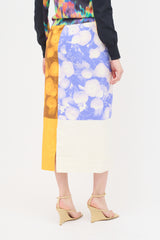 Dries Van Noten Dip Dyed Floral Skirt