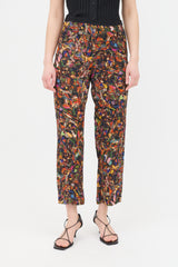 Dries Van Noten FW 2008 Silk Printed Trouser