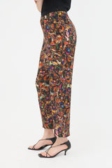 Dries Van Noten FW 2008 Silk Printed Trouser