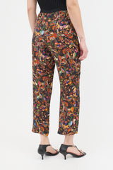 Dries Van Noten FW 2008 Silk Printed Trouser