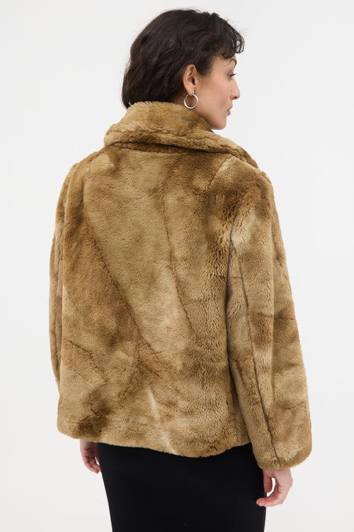 Dries Van Noten Faux Fur Jacket