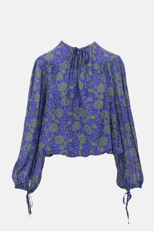 Dries Van Noten Floral Blouse