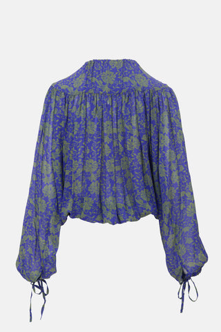 Dries Van Noten Floral Blouse
