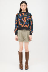Dries Van Noten Floral Crewneck Sweatshirt