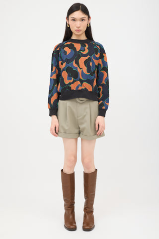 Dries Van Noten Floral Crewneck Sweatshirt