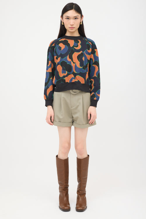 Dries Van Noten Floral Crewneck Sweatshirt