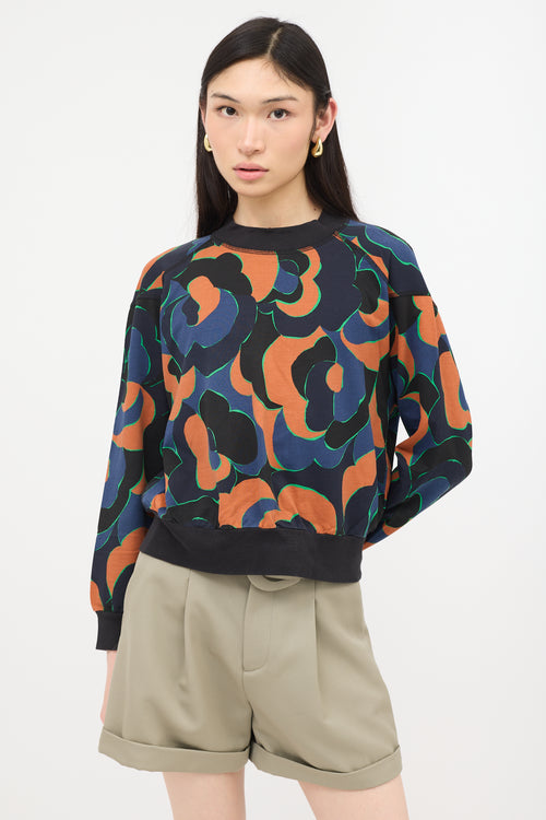 Dries Van Noten Floral Crewneck Sweatshirt