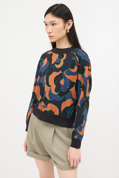 Dries Van Noten Floral Crewneck Sweatshirt