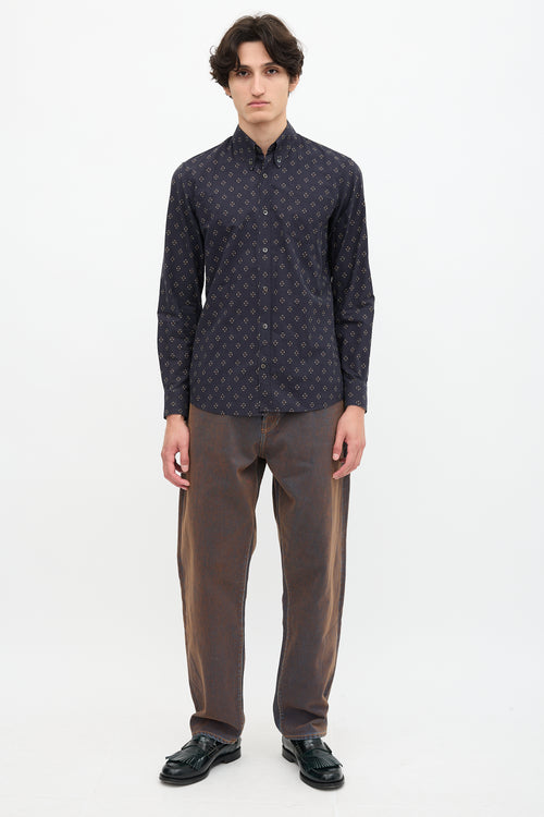 Dries Van Noten Geometric Print Shirt