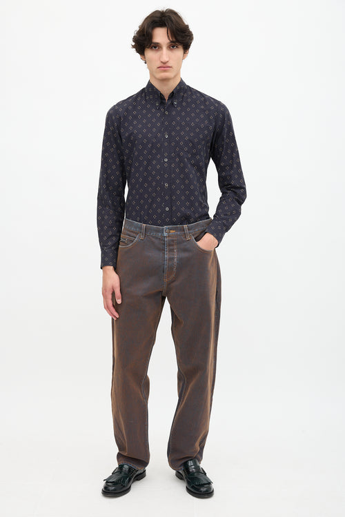 Dries Van Noten Geometric Print Shirt