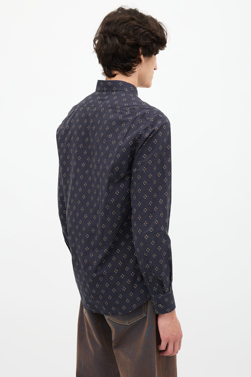 Dries Van Noten Geometric Print Shirt