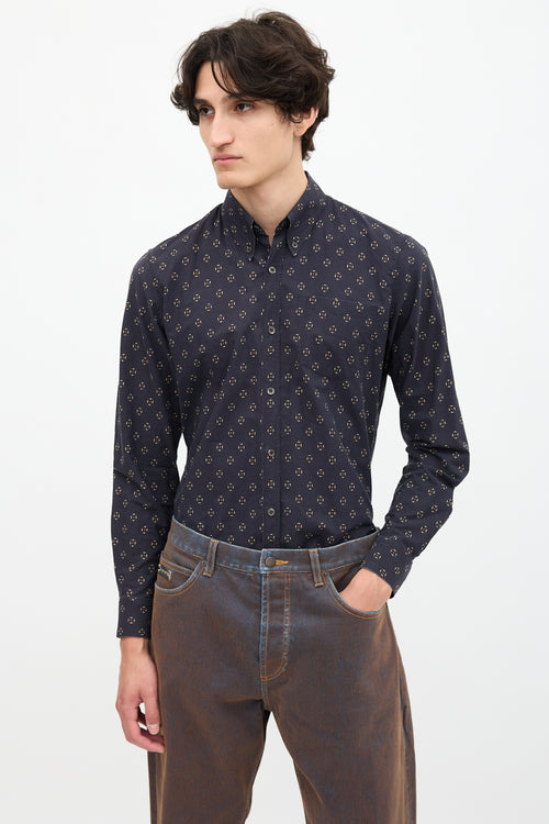 Dries Van Noten Geometric Print Shirt