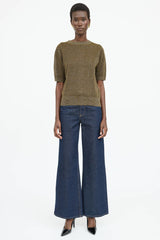 Dries Van Noten Knit Sparkly Top
