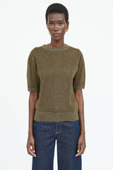 Dries Van Noten Knit Sparkly Top