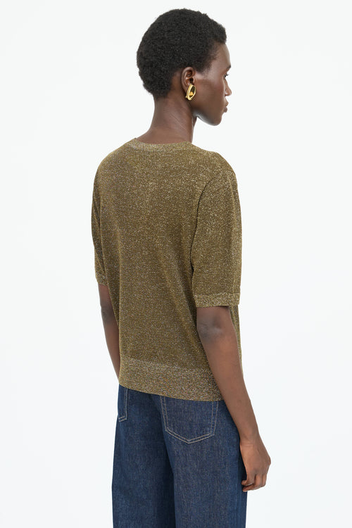 Dries Van Noten Knit Sparkly Top