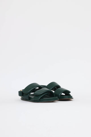 Dries Van Noten Puffy Leather Sandal