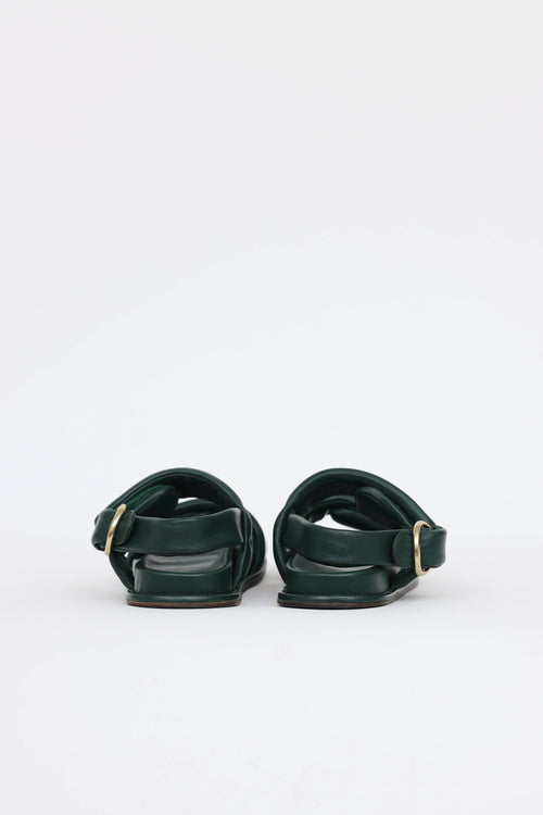 Dries Van Noten Puffy Leather Sandal