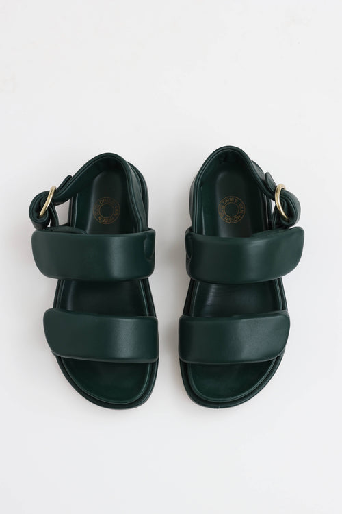 Dries Van Noten Puffy Leather Sandal