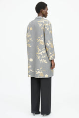 Dries Van Noten Floral Embroidered Coat