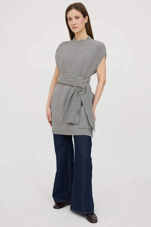 Dries Van NotenMock Neck Sweater Dress